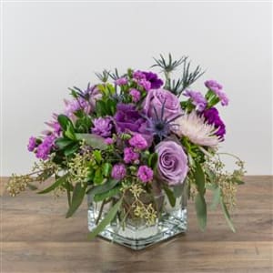 Amethyst Sparkle Flower Bouquet