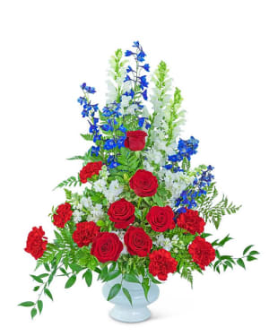 Valiant Urn Flower Bouquet