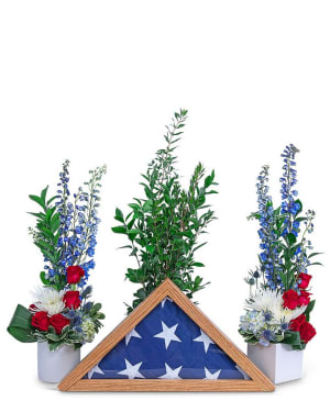 Freedom Tribute Flower Bouquet