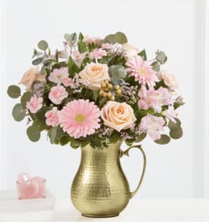 Blushing Beauty Medley Flower Bouquet