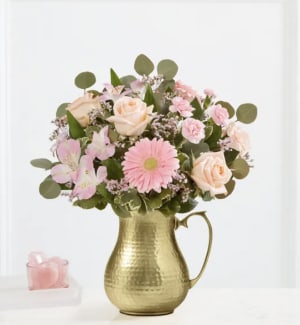 Blushing Beauty Medley Flower Bouquet