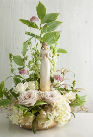 Willow Tree with Flower Arrangements Flower Bouquet