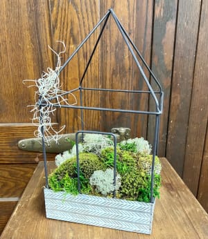 Preserved Moss House Flower Bouquet