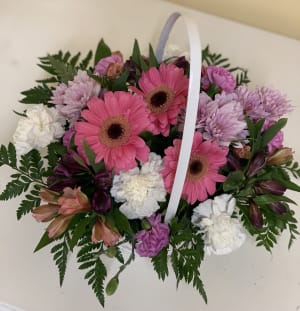 A Basket Full of Posies Flower Bouquet