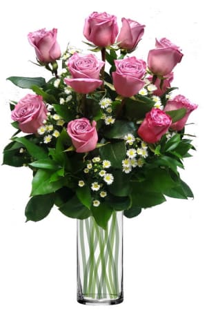 Dz Lavender premium Roses Flower Bouquet