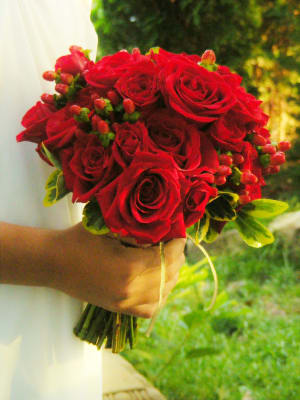 Simple Rose Hand tied Bouquet 4  PICK UP ONLY Flower Bouquet