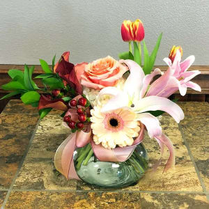 Compact Arrangement Medium Sized Flower Bouquet