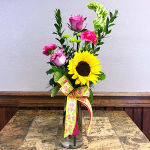 Seasonal Vase Arrangment ~ Small Flower Bouquet