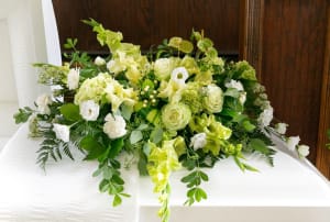 Memories Casket Spray Flower Bouquet