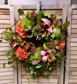 Hydrangea Wreath Flower Bouquet