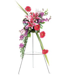 Stargazer Lily Gerbera Spray Flower Bouquet