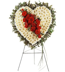 Tribute Heart Flower Bouquet