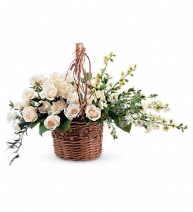 Basket of Light Flower Bouquet