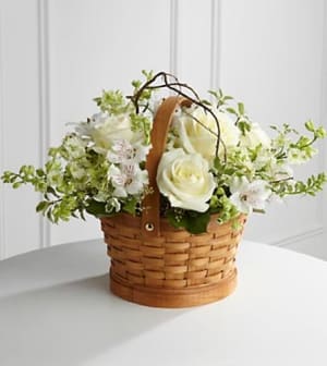 Peaceful Garden™ Basket Flower Bouquet