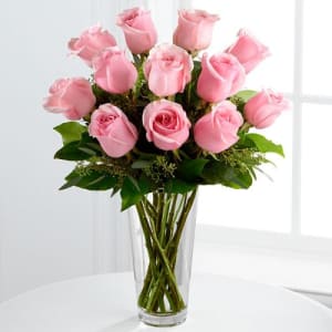 Long Stem Pink Rose Bouquet Flower Bouquet