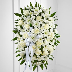 Exquisite Tribute™ Standing Spray Flower Bouquet