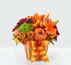 Autumn Celebration™ Basket Flower Bouquet