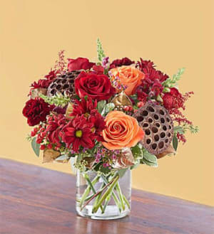 Vintage Autumn Blooms Flower Bouquet