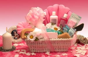 Ultimate Relaxation Spa Gift Basket Flower Bouquet