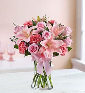 Expressions of Pink Flower Bouquet