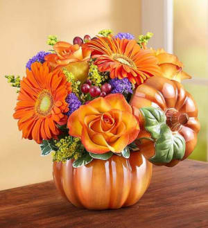 Pumpkin Petals Flower Bouquet