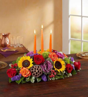 Garden of Grandeur Centerpiece Flower Bouquet