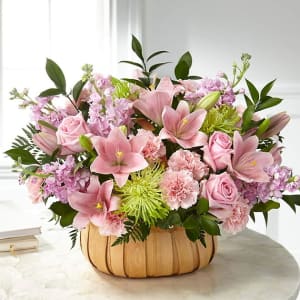 Gorgeous Spirit Basket Flower Bouquet