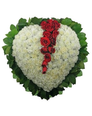 Signature Collection Broken Heart Set Piece Flower Bouquet