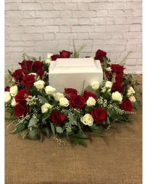 Rose Cremation Wreath Flower Bouquet