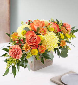 Seasonal Sunset™ Centerpiece Flower Bouquet