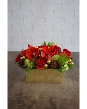 Ruby Holiday Flower Bouquet