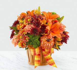 Autumn Celebration™ Basket Flower Bouquet