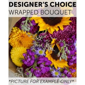 Designers Choice - Wrapped Bouquet Flower Bouquet