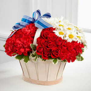 Justice™ Basket Flower Bouquet