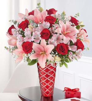Key To My Heart Flower Arrangement Key To My Heart Flower Bouquet
