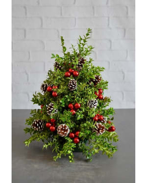 Holiday Tree Flower Bouquet