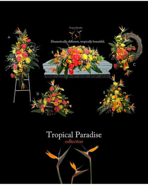 Tropical Paradise Collection Flower Bouquet