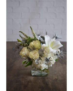 Silver Snowflake Flower Bouquet