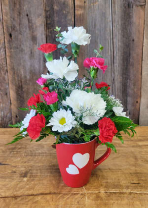 The Love Mug Flower Bouquet