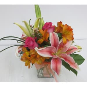 Peach Blush Flower Bouquet