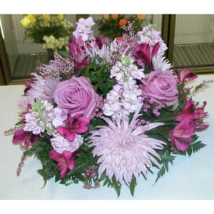 Lavender Centerpiece Flower Bouquet