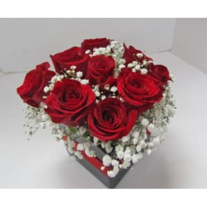 Cherished Promise-RED Flower Bouquet