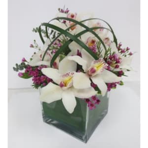 Lovely Orchids Deluxe Flower Bouquet