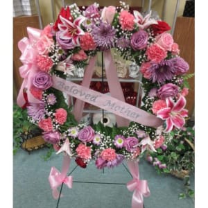 Circle of Love Wreath Flower Bouquet