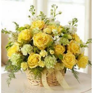 Gathered Sunshine Flower Bouquet