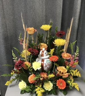 Memorial Wreath for Cremation Flower Bouquet