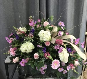 Grand Blooms Casket Spray Flower Bouquet