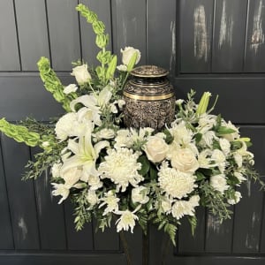 Peaceful Urn Surround Flower Bouquet