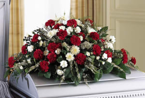 Sincerity Casket Spray Flower Arrangement Sincerity Casket Spray Flower Bouquet