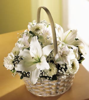 Divinity Basket Flower Bouquet